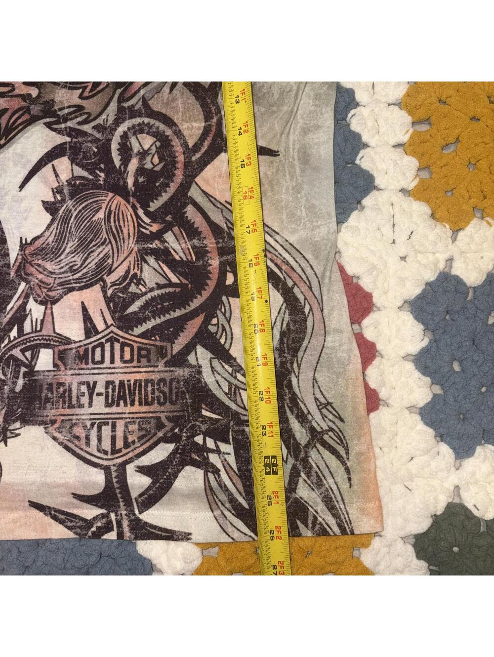 Vintage Y2K Harley-Davidson Women's XL Eagle Graphic Summer Motorcycle T-Shirt - Picture 8 of 8
